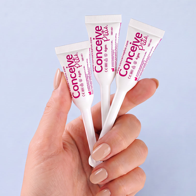 Conceive Plus Pampadulas para sa Fertilidad (8x4g Naunang Punuang Aplikador) - Pampadulas para sa Fertilidad