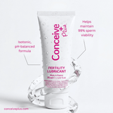 Conceive Plus Fertility Lubricant Duo Bundle (75ml and 8 Applicators) - Fertility Lubricant